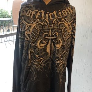 Affliction long sleeve pullover